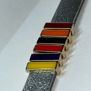 Keep Collective Lot of 6 Rectangular Gold Tone Charms